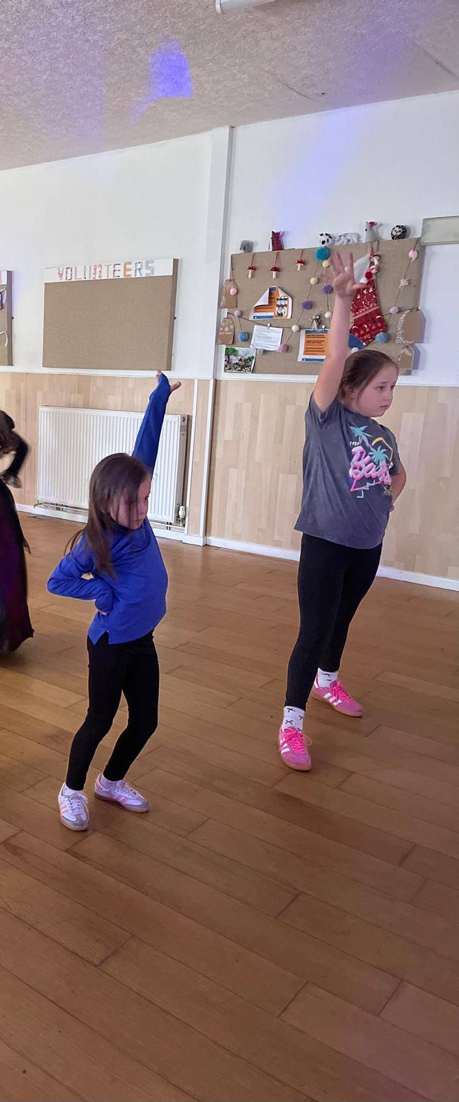 Children learning dance at a Next Move Dance holiday camp in Rotherham