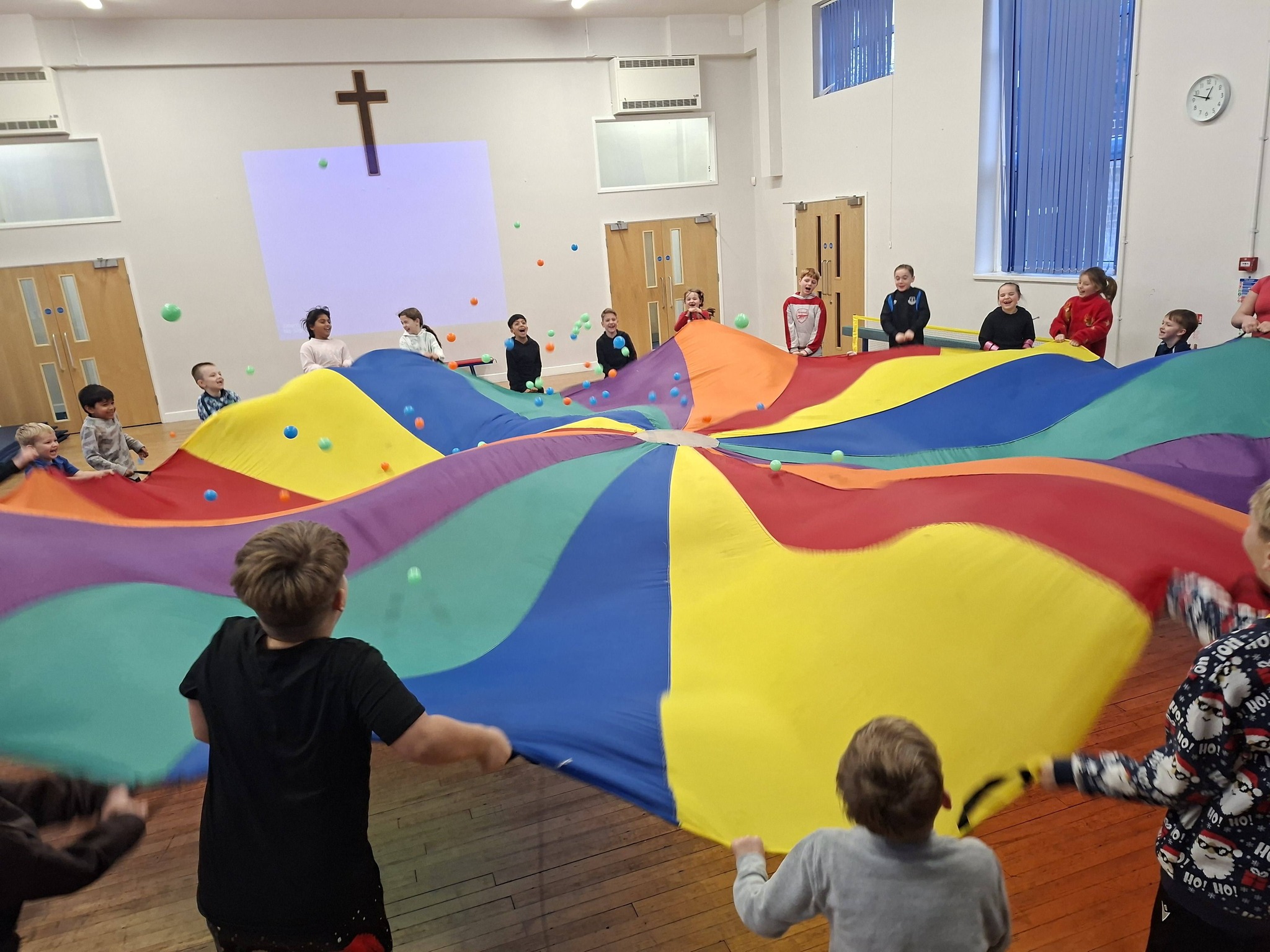 Parachute game